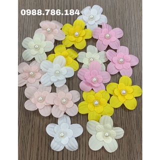 Cánh hoa lụa đính kết dạ hội,áo dài,đầm váy