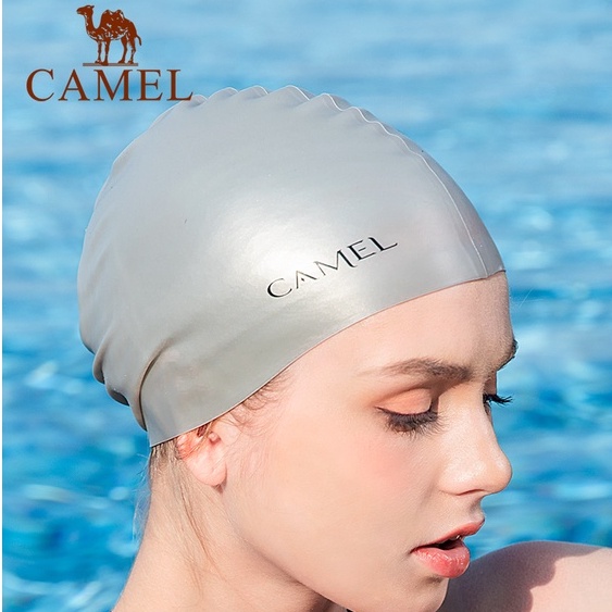 Mũ bơi CAMEL bằng silicon chống nước bảo vệ tai chuyên nghiệp
