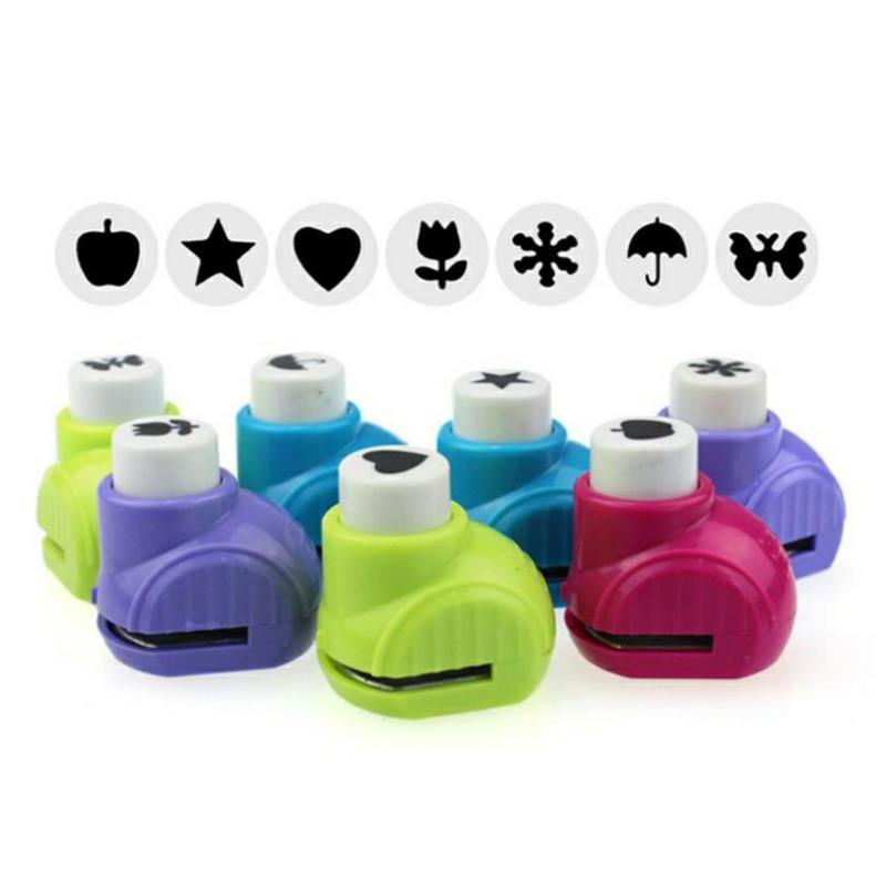 Punch bấm giấy, dập giấy nhiều hình cute tạo hình 0.8-1cm Không Trợ Lực