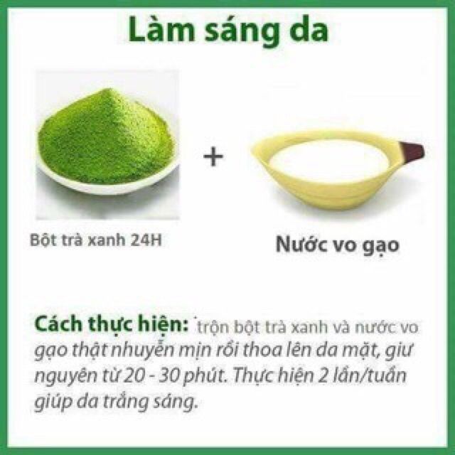 50gr bột trà xanh  thái nguyên (giá sỉ)