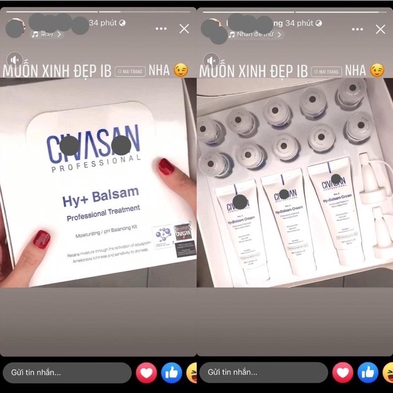 M3 Finish Ampoule Civasan - Tinh chất cấp nước căng bóng 5ml