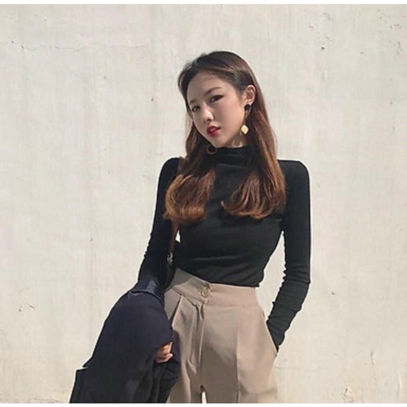 Áo len cô lọ zip | BigBuy360 - bigbuy360.vn