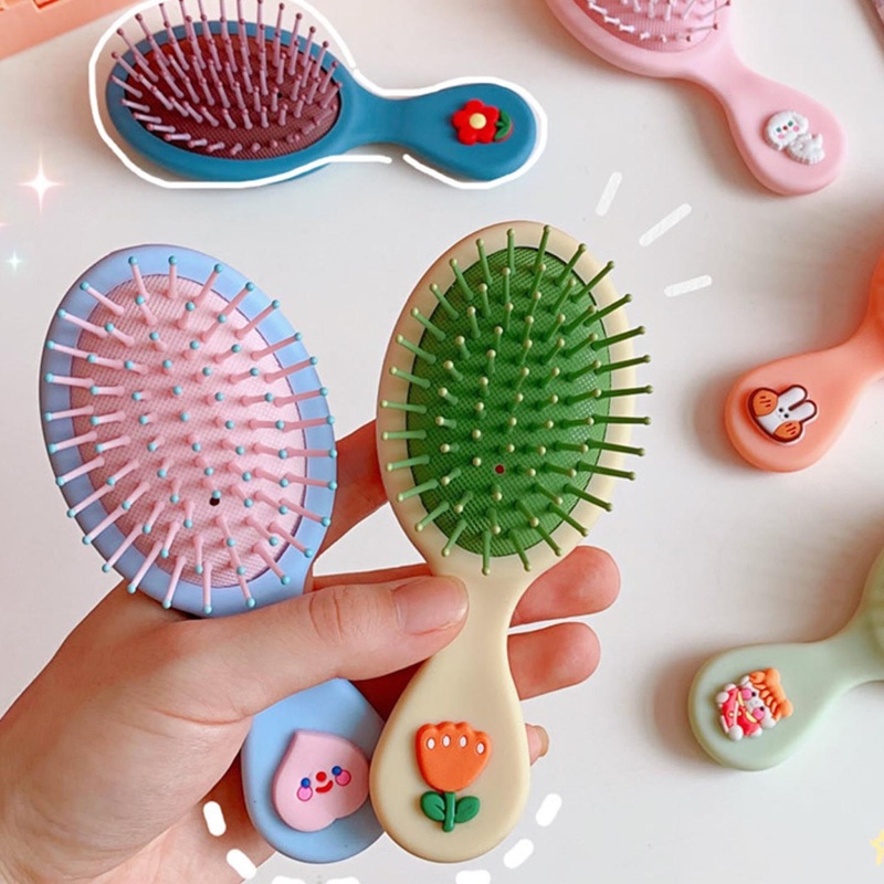 ✿ Lược Chải Tóc Gỡ Rối Mát Xa Da Đầu Hình Hoạt Hình Dễ Thương Cho Bé Trai Và Bé Gái