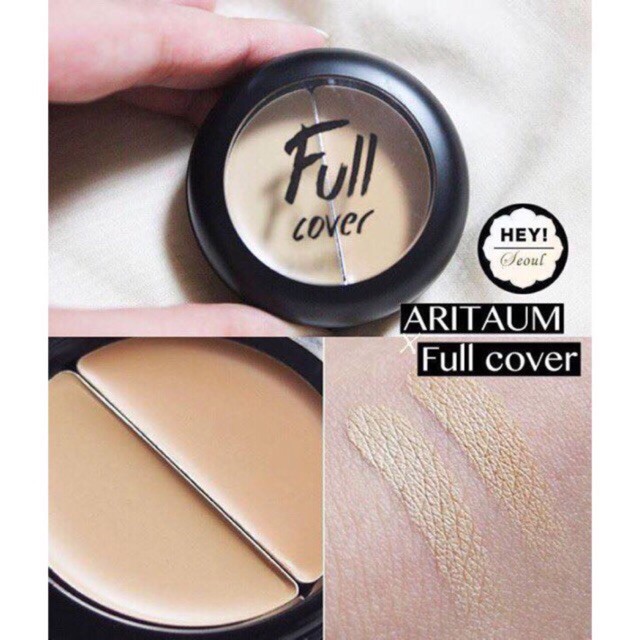 Che khuyết điểm Aritaum Full Cover Cream Concealer 2 ô