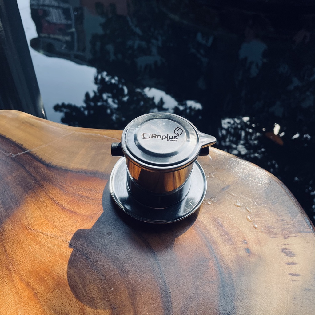 Phin pha cà phê inox 430, phin pha cafe ngon, cứng cáp, bền, dùng lâu dài từ Roplus Coffee