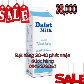 Thanh trùng 950ml Dalatmilk không đường 1 3 2022 Luôn có sẵn mỗi ngày