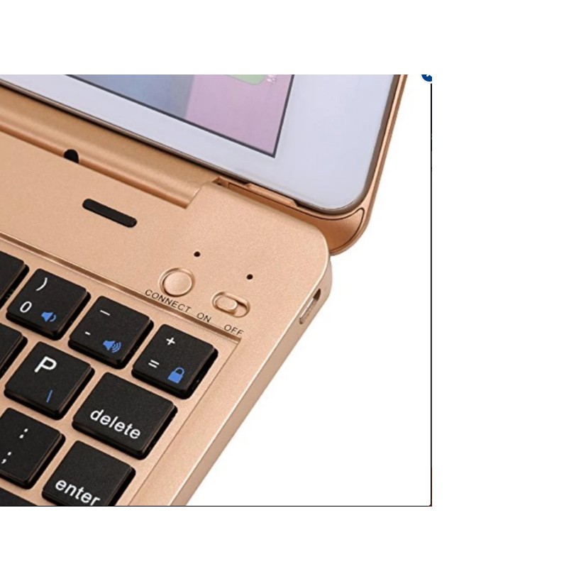 Bàn phím Bluetooth iPad mini 4 (Gold) - Phukienchobanvip