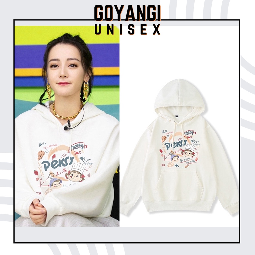 Áo Hoodie GYG Unisex Địch Lệ Nhiệt Ba Form Rộng Oversize Phong Cách Hàn Quốc | BigBuy360 - bigbuy360.vn