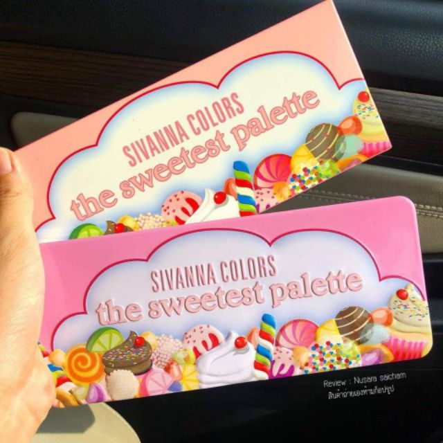 Bảng phấn mắt Sivanna Colors The Sweetest Palette 18 ô