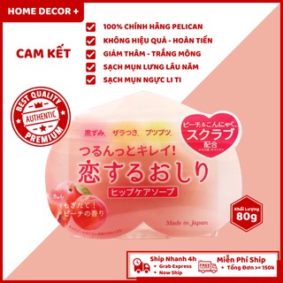 [Auth Nhật][Free Ship-Giá Gốc ] Xà Phòng Sạch Thâm Mông Pelican Hip Care 80g Sáng Thâm Mông Trắng Nách Giảm Mụn Li Ti