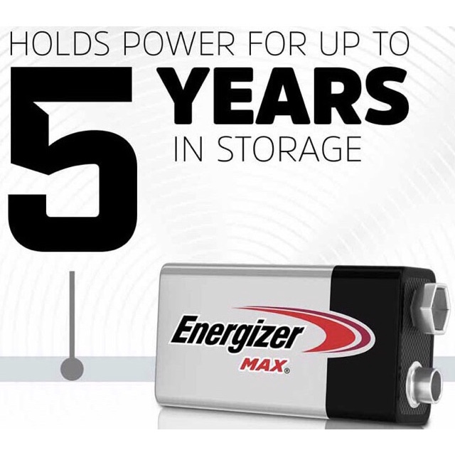 Pin 9V Energizer (PIN VUÔNG) [Chính Hãng]