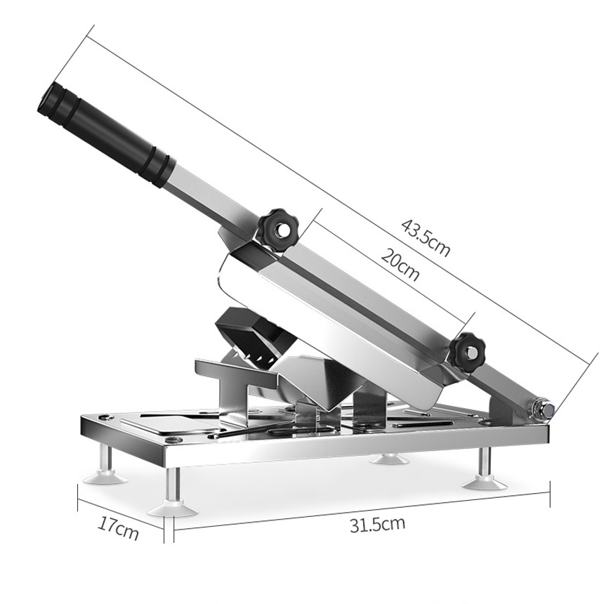 Máy thái thịt đông lạnh bằng tay, máy cắt thịt đông lạnh, sườn non, rau củ đa năng