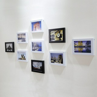 Khung ảnh 10x15, 13x18, 15x21cm treo tường mặt mika ( tặng kèm đinh treo tường )