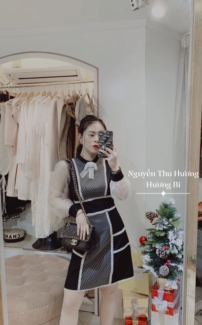 Đầm umi phối lưới tay dài 🌙 Hàng TK 🌙 Giá Sỉ: #280k