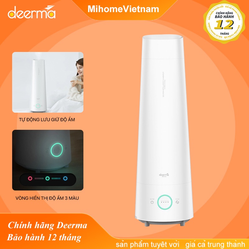 Máy Tạo Độ Ẩm DEERMA DEM-LD210 - Thiết Kế Linh Hoạt, Vòi Phun Cao,dung tích lớn 4L