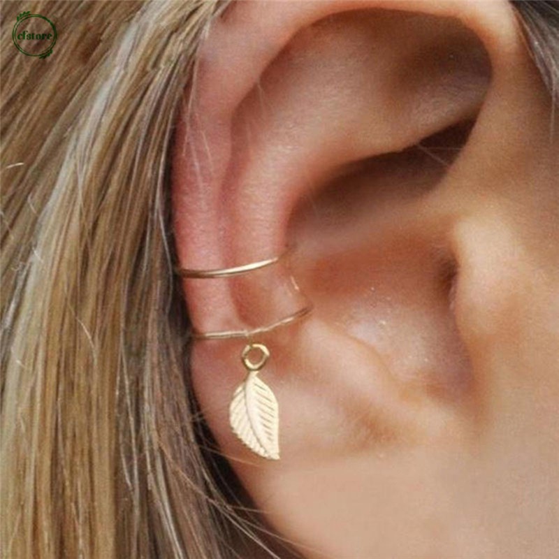Set 5 khuyên tai không bấm lỗ xinh xắn cá tính thời trang cho nữ