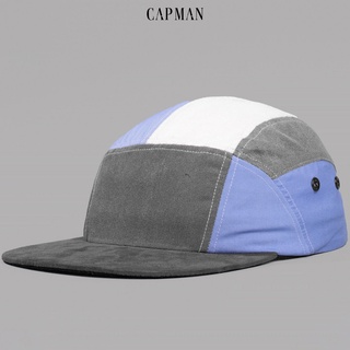 Mũ snapback chính hãng CAPMAN phong cách hiphop phối màu Xanh Xám CM156