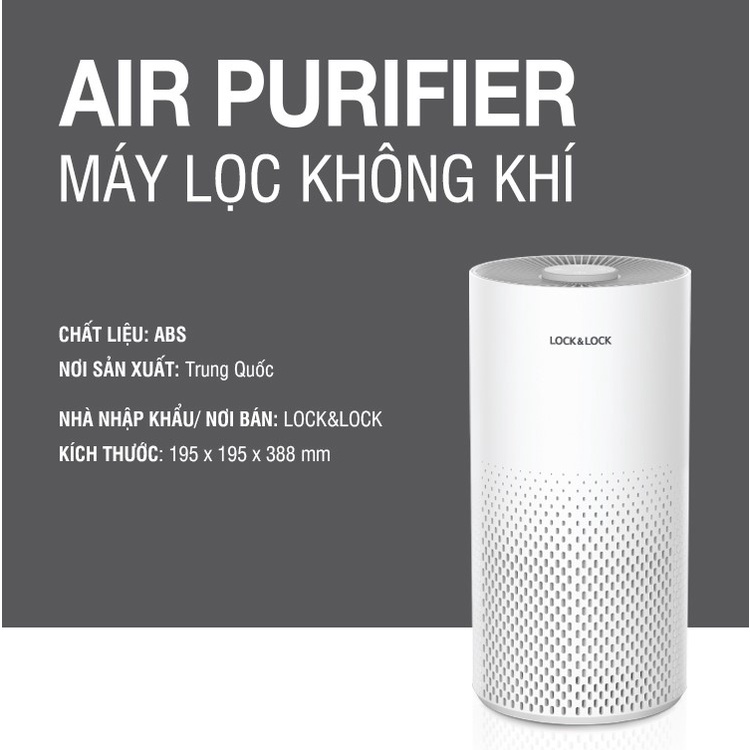 Máy Lọc Không Khí ENP126WHT Lock&amp;Lock - T2Cmall