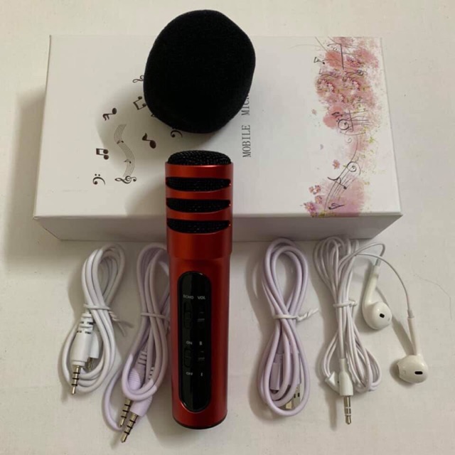 MIC LIVE STREAM THU ÂM C7 ĐẦY ĐỦ PHỤ KIỆN