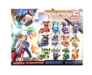Đồ chơi láp ráp tobot - 12 xe