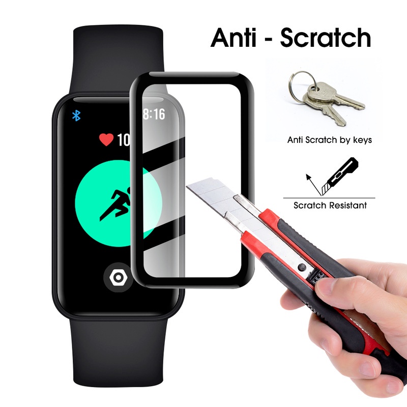 1 Miếng Dán Màn Hình Cong Bằng PC Chống Trầy Xước Bảo Vệ Cho Redmi Smart Band Pro / Redmi Smart Band Pro