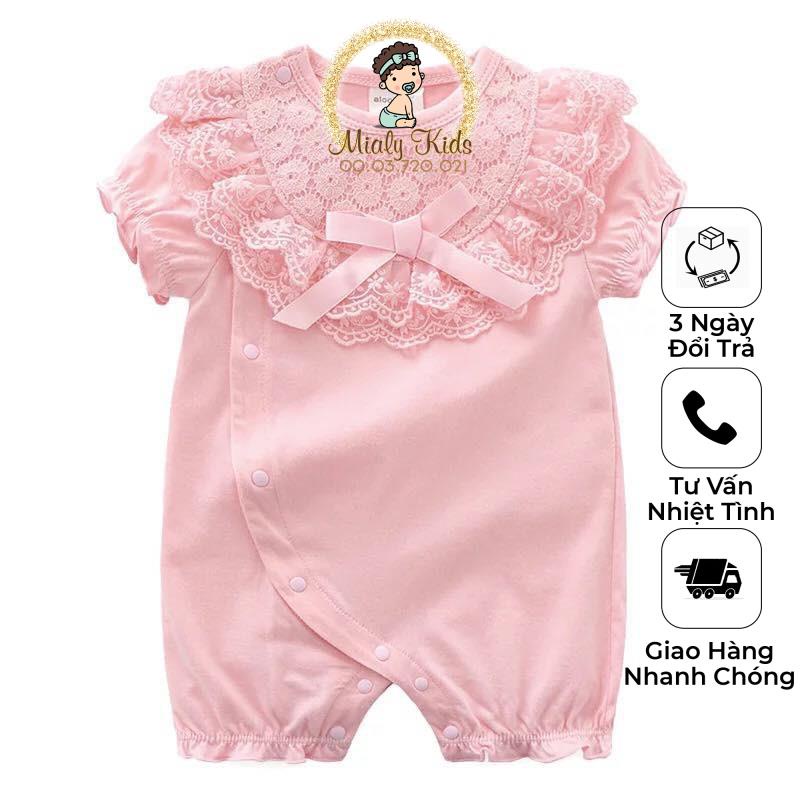 Bộ jumpsuit đùi Mialy Kids điệu đà mát mẻ vải thoáng mát cho bé ( 7kg- 9kg)