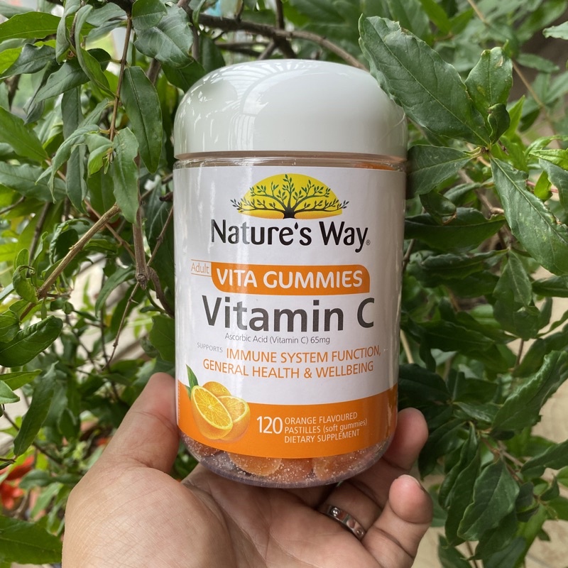 Kẹo mềm Nature's Way Adult Vita Gummies Vitamin C 120 viên, bổ sung vitamin C vị cam, hỗ trợ tăng sức đề kháng