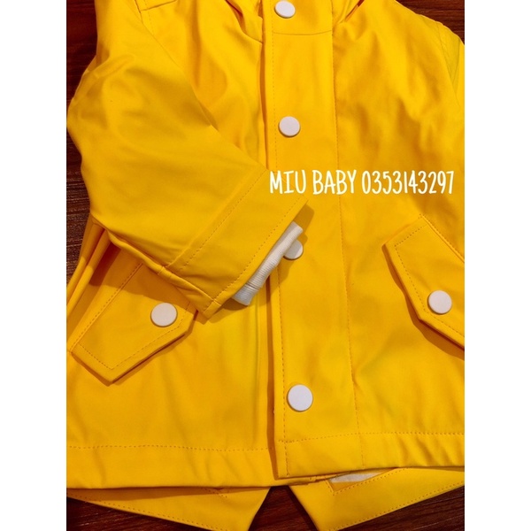 Áo khoác lót cotton bé trai bé gái vịt vàng du xịn full móc tag