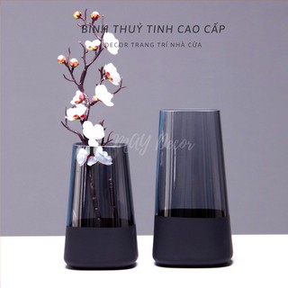 Bình Hoa Cao Cấp, Lọ Hoa Thuỷ Tinh Cắm Hoa Trang Trí Nhà Cửa, Decor Phòng Khách
