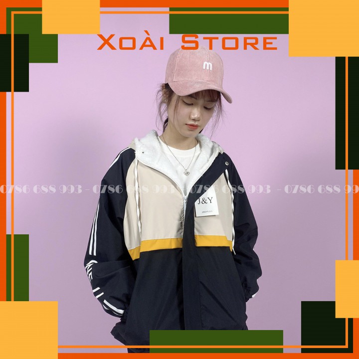 Áo khoác nữ cá tính cao cấp,chất gió tráng bạc chống mưa mùa đông đẹp XoaiXoaiStore | BigBuy360 - bigbuy360.vn