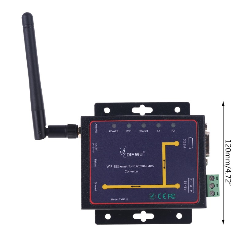 Bộ Chuyển Đổi Kok Wifi Ethernet Rj45 Sang Rs232 Rs485 Serial Server | BigBuy360 - bigbuy360.vn