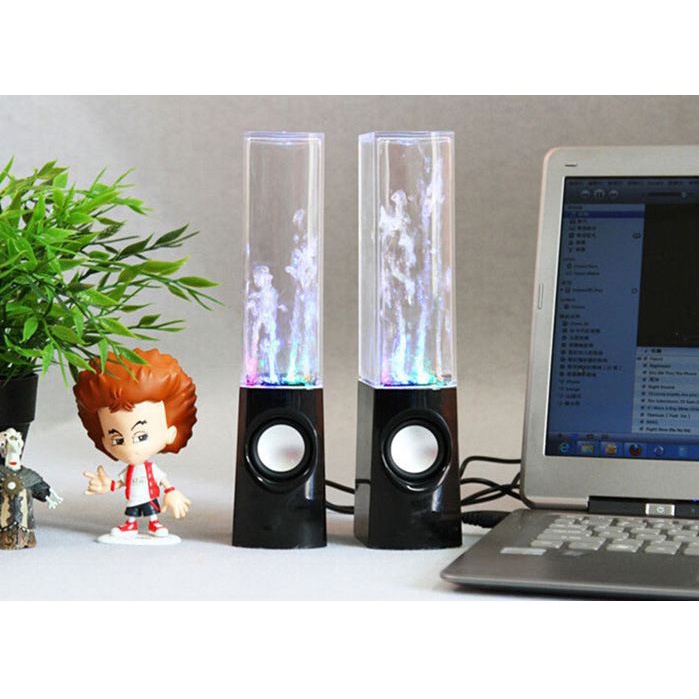 Loa Máy Vi Tính Loa Nghe Nhạc Phun Nước 3D Theo Điệu Nhạc Loa Nhạc Đấy Vuông