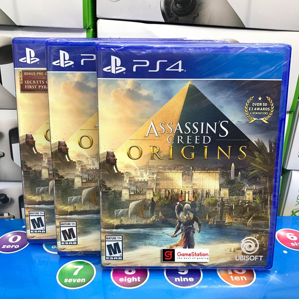 [Mã 159ELSALE hoàn 7% xu đơn 300K] [Freeship toàn quốc từ 50k] Đĩa Game PS4: Assassin’s Creed: Origins - hệ US