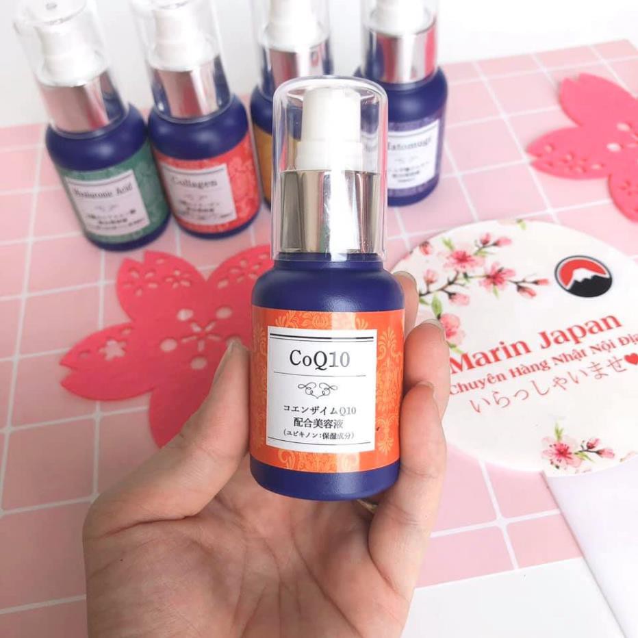 (Gía siêu tốt) Serum tinh chất dưỡng da 60ml hatomugi ý dĩ,Q10,collagen, sữa ong chúa, cấp ẩm hyaluronic Nhật Bản