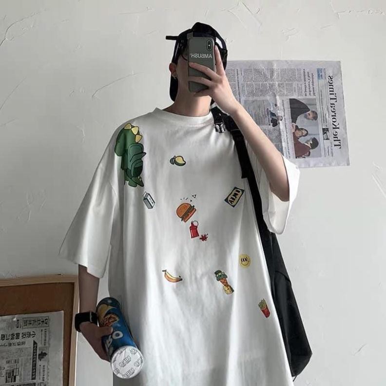 Áo thun unisex Khổng Hiền from rộng cổ tròn tay lỡ freesize 38 - 70kg Top Bán chạy 2021