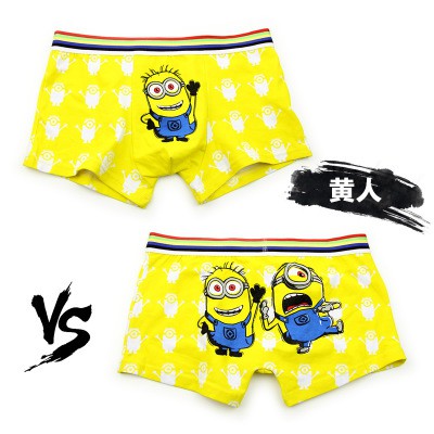 Bộ 2 quần lót nam BOXER hoạt hình cao cấp 💥 FREESHIP 💥 Quần lót cotton nam hoạt hình Boxer co giãn tự nhiên