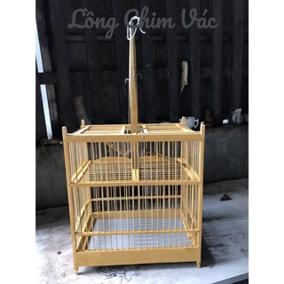 Lồng Bẫy Khuyên gỗ Huế 2 cửa - Lồng Chim Vác
