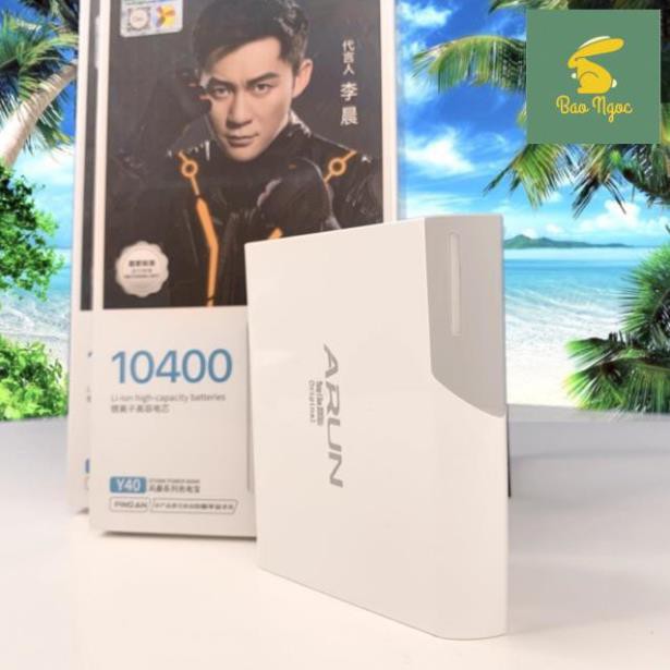 Sạc dự phòng Arun Y40 dung lượng 10.400mah | BigBuy360 - bigbuy360.vn