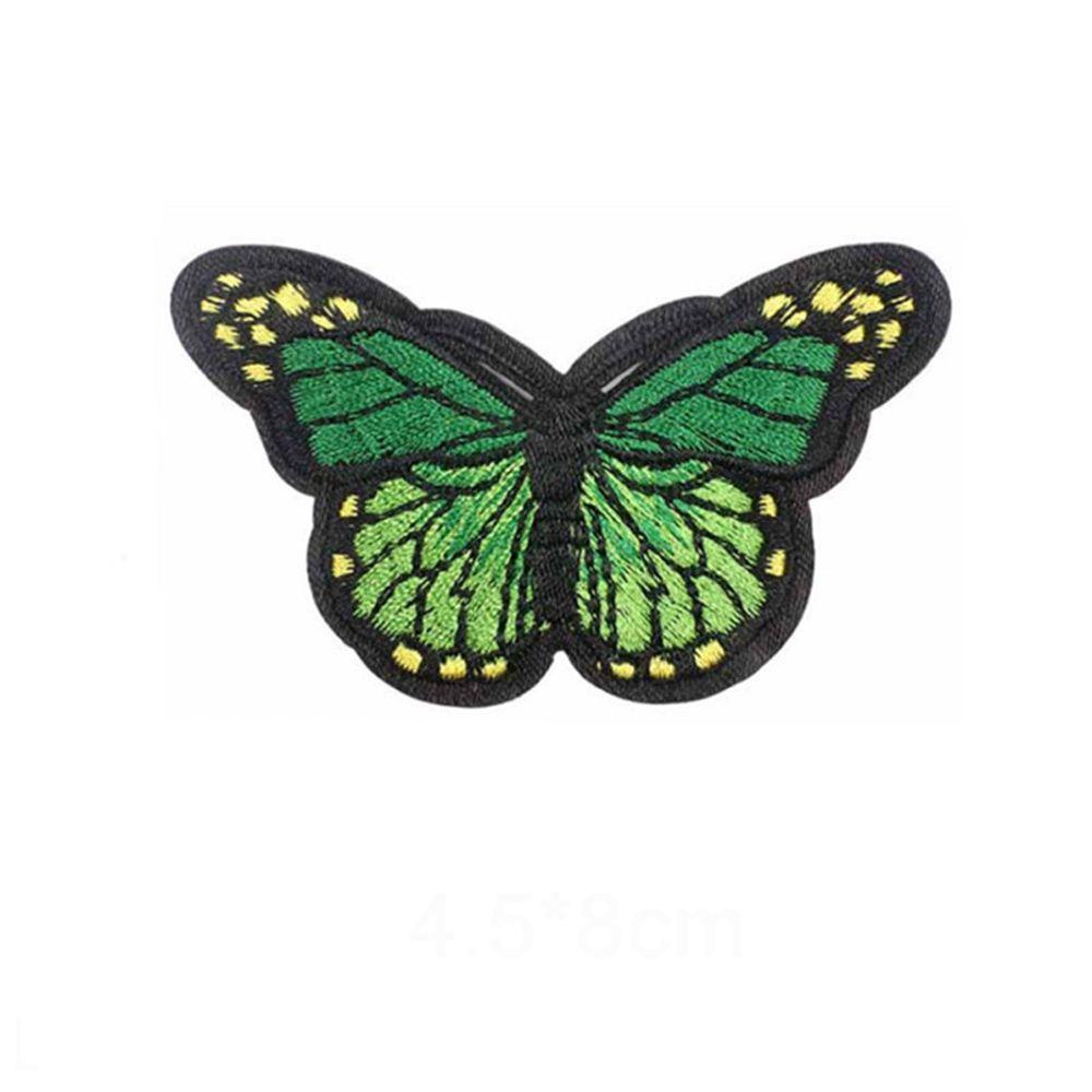 Sticker Ủi Thêu Hình Bươm Bướm Và Hoa