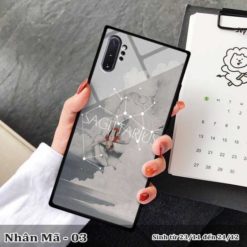 Ốp lưng kính Samsung Galaxy Note 10 Plus -cung hoàng đạo