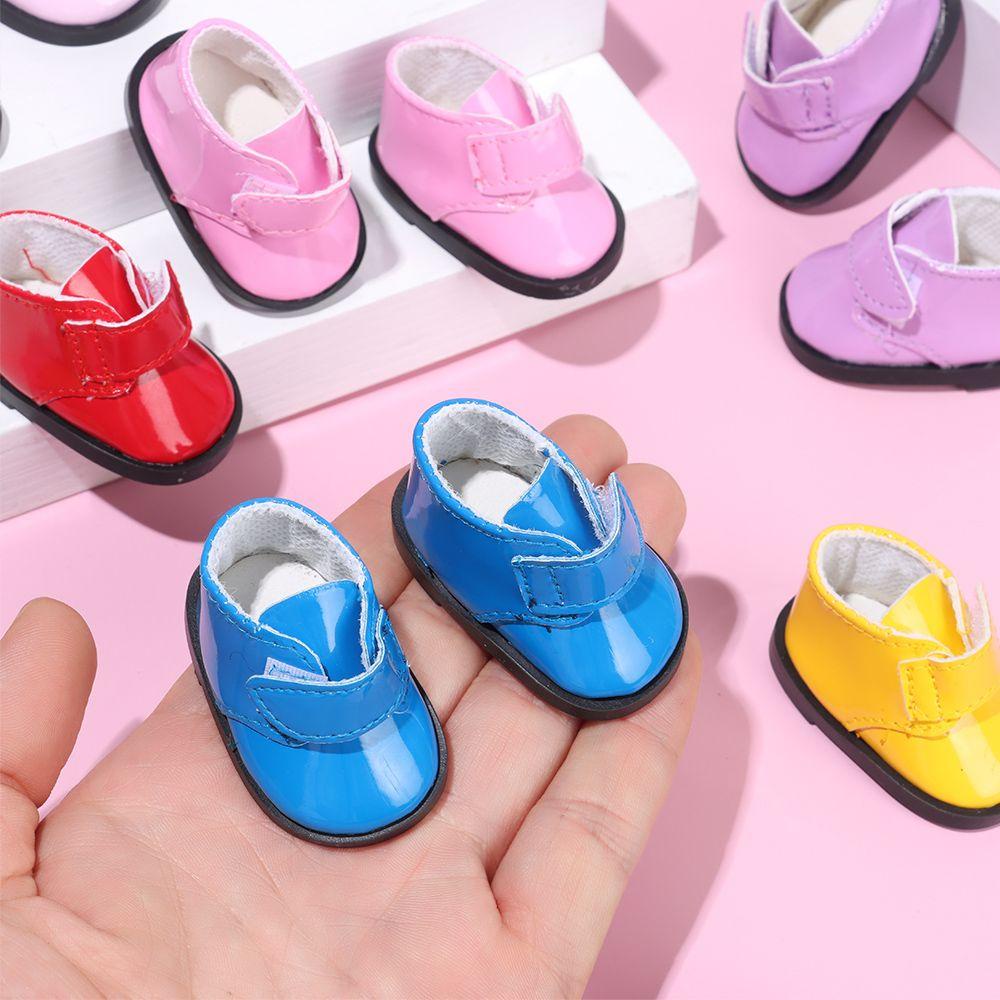 Giày Da PU Mini 5.5CM Cho Búp Bê BJD 20CM Nhiều Màu Sắc