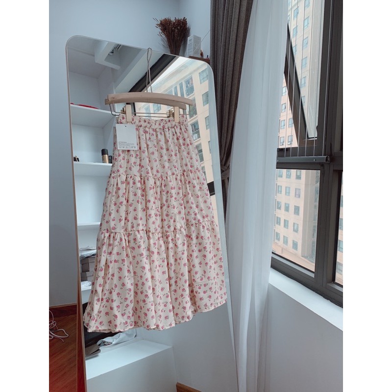 [Mã FADIRECT20 giảm 20K đơn 150K] Chân váy hoa nhí tầng ulzzang siêu xinh | BigBuy360 - bigbuy360.vn