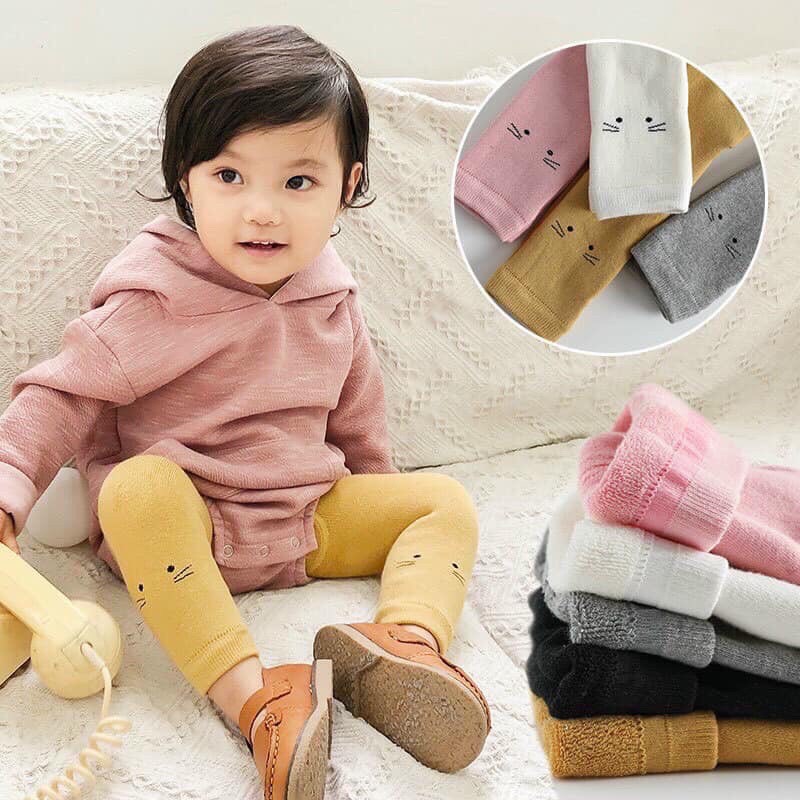 Quần tất xù hình mèo cho bé gái (7-16kg)