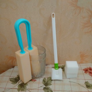 Cây dụng cụ mút bàn chải vệ sinh chùi rửa ly và bình giữ nhiệt