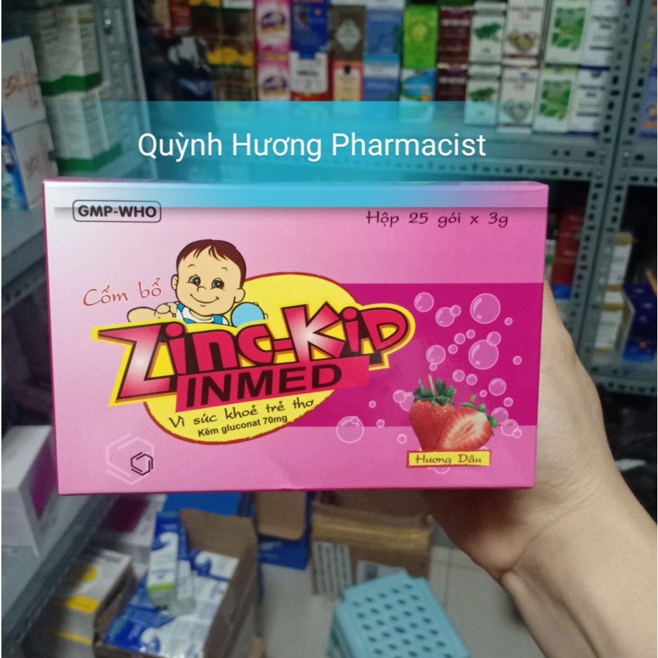 KẼM ZINC-KID hương dâu cho bé