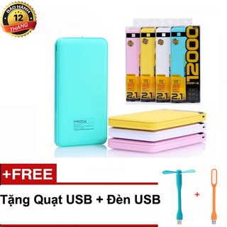 [BH 12 Tháng] Pin sạc dự phòng Remax Proda 12.000mAh