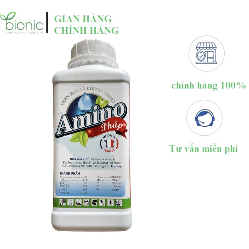AMINO PHÁP BUNG ĐỌT- XANH LÁ-KÍCH BÔNG- LỚN TRÁI - KÍCH RỄ - BUNG CHỒI - TO ĐÒNG -CHẮC CẬY