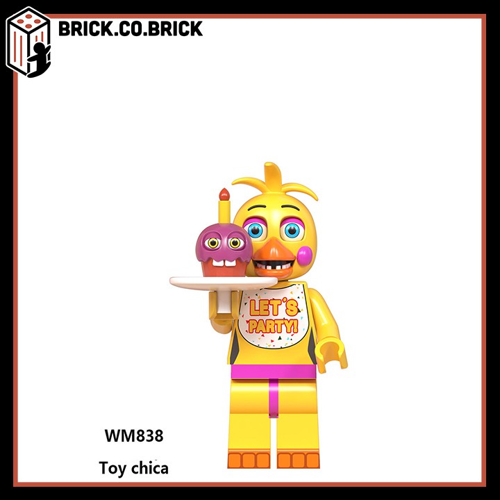 WM6074 - Đồ chơi lắp ráp minifigure nhân vật Freddy trong tựa game Five Nights At Freddy's