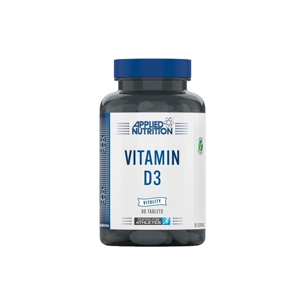 Applied Nutrition Vitamin D3, Giúp Chắc Khẻ Xương Khớp, Tăng Chiều Cao, Tăng Sức Đề Kháng ( 90 Viên )