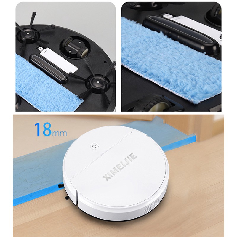 Robot Hút Bụi Thông Minh 3 Trong 1 Màu Trắng | BigBuy360 - bigbuy360.vn